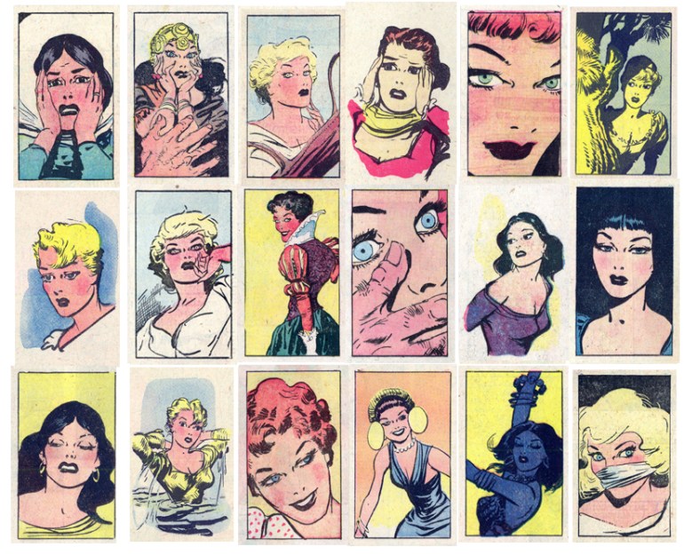 Throway panels 1950s 72 Gals