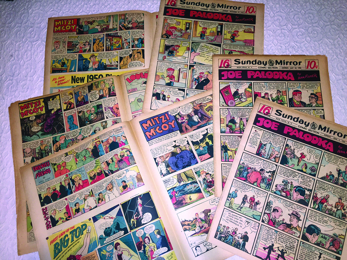 NY Mirror comic sections